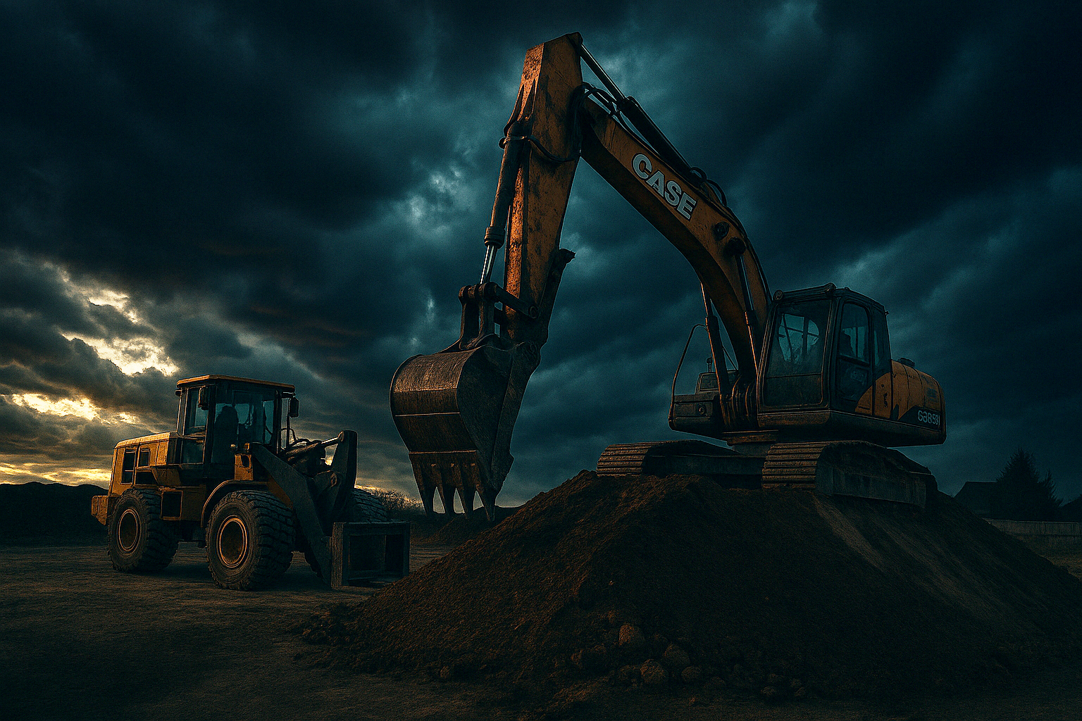 Tim Bloom Construction Excavator